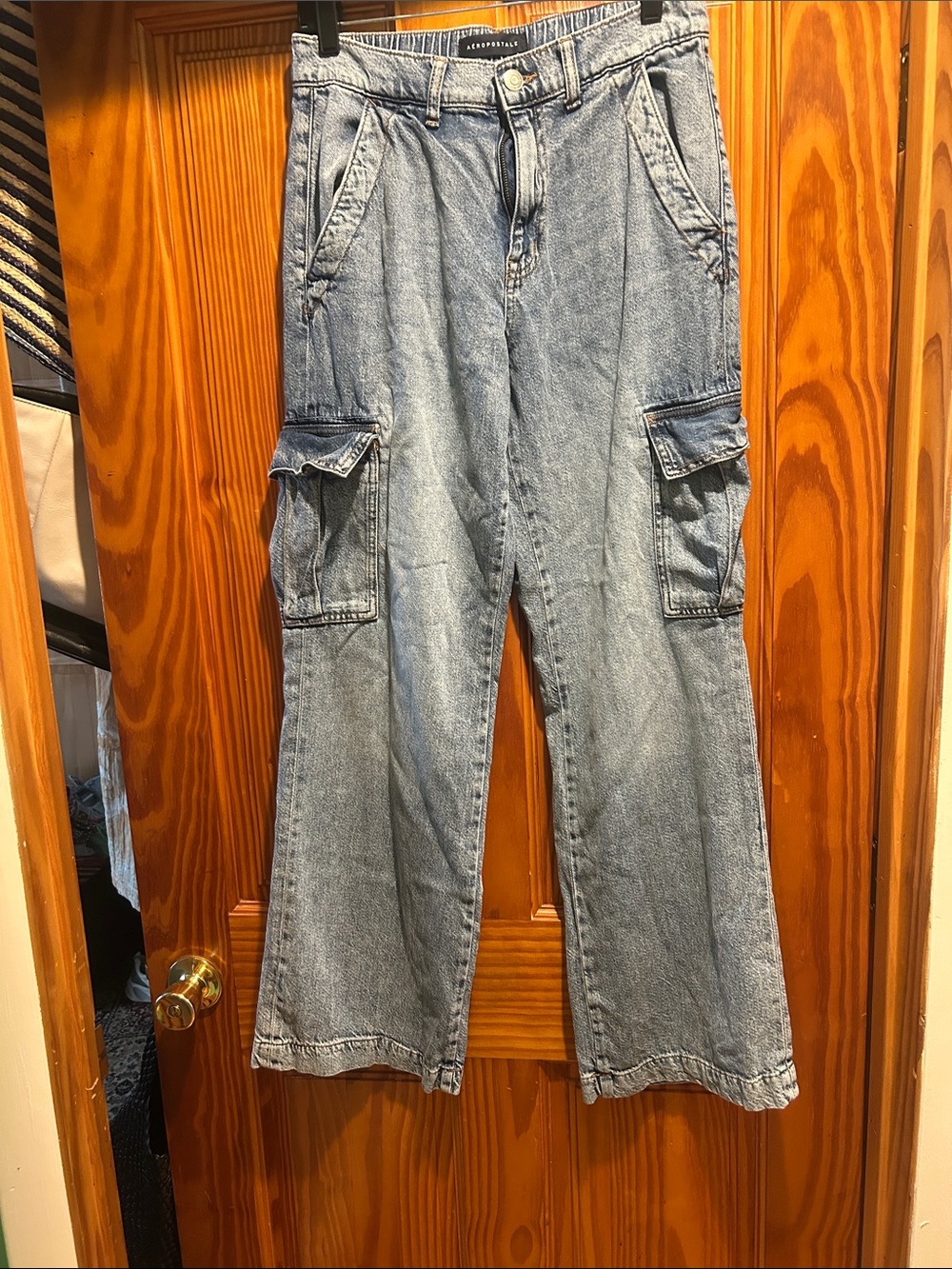 Aeropostale Light Blue Cargo Jeans